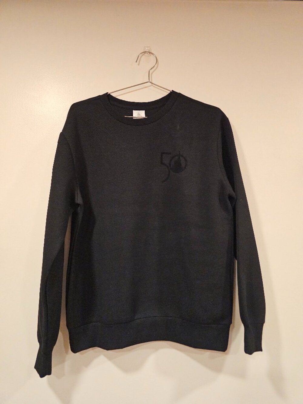WDW 50th Anniversary All Black Sweatshirt